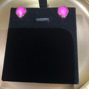 Elegant Kendra Scott Pink Stud Earrings